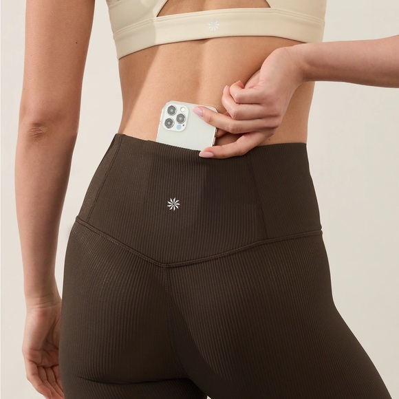 Athleta Elation High-Waisted ribbed Leggings - Picture 2 of 8